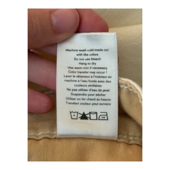 Rag & Bone Featherweight Logan Wide-Leg Jeans beige size 32 - Picture 6 of 7